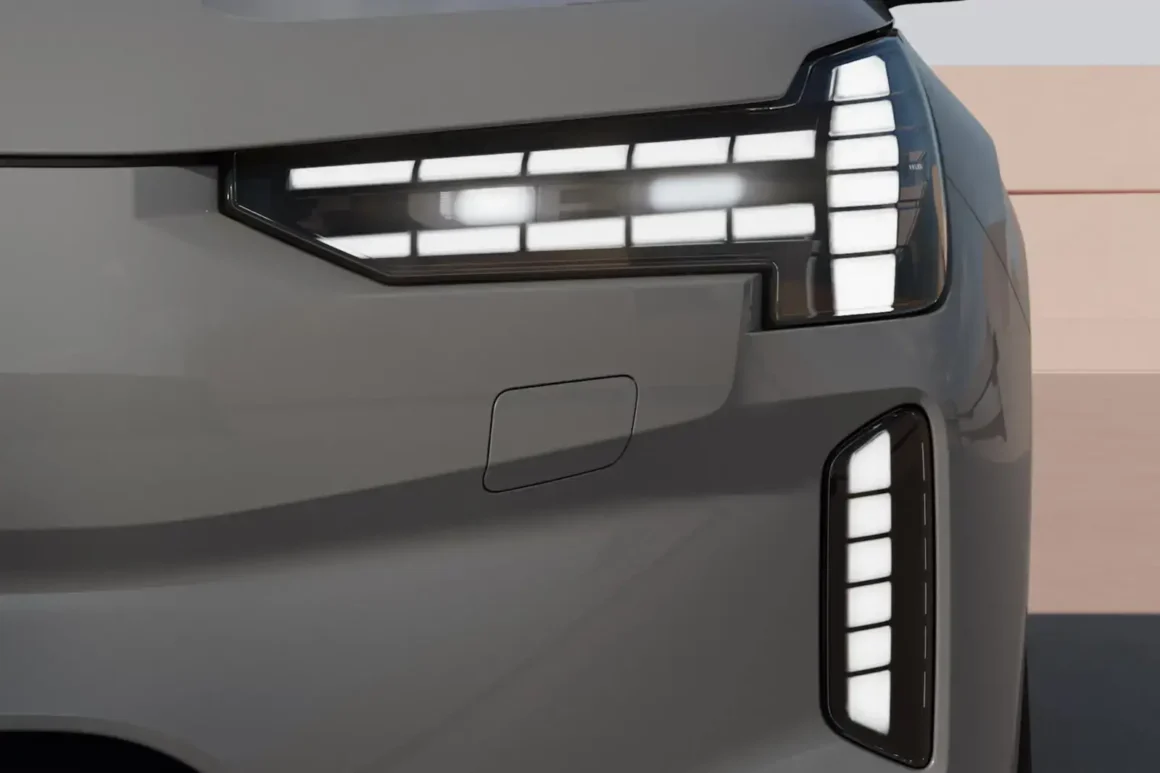 Essai Volvo EX 90 T8-phare-led